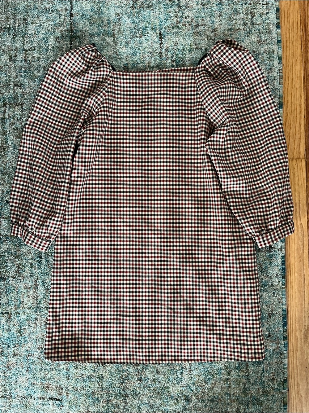 Zara Plaid Checked Mini Dress Size Medium